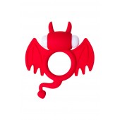 Красное эрекционное кольцо на пенис JOS COCKY DEVIL - JOS - в Севастополе купить с доставкой