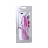 Розовая насадка с нежными шипами - 13,5 см. - Toyfa Basic - в Севастополе купить с доставкой