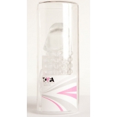 Гелевая прозрачная насадка с 2 отростками - 13 см. - Toyfa Basic - в Севастополе купить с доставкой