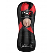 Мастурбатор-вагина Vibrating Pussy Stroker с вибрацией - Pipedream - в Севастополе купить с доставкой