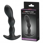 Черный анальный стимулятор простаты с вибрацией Special Anal Massager - 14,5 см. - Baile - в Севастополе купить с доставкой