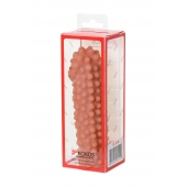 Телесная насадка на фаллос с бугорками KOKOS Extreme Sleeve 10 - 15,8 см. - KOKOS - в Севастополе купить с доставкой