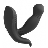 Черный вибромассажер простаты PROSTATE HERO - Dream Toys - в Севастополе купить с доставкой