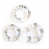 Набор из 3 прозрачных эрекционных колечек - Erowoman-Eroman - в Севастополе купить с доставкой