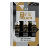 Подарочный набор вкусовых лубрикантов Tri-Me Triple Pack Gelato - System JO - купить с доставкой в Севастополе