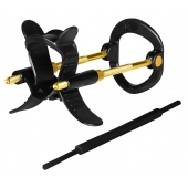 Черно-золотистый экстендер для пениса Sex Expert - Sex Expert - в Севастополе купить с доставкой