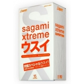 Ультратонкие презервативы Sagami Xtreme SUPERTHIN - 15 шт. - Sagami - купить с доставкой в Севастополе