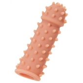 Телесная реалистичная насадка KOKOS Extreme Sleeve 03 с дополнительной стимуляцией - 12,7 см. - KOKOS - в Севастополе купить с доставкой