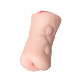 Телесный двусторонний мастурбатор Rich Fruit - вагина и анус - ToyFa - в Севастополе купить с доставкой