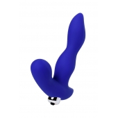 Синий силиконовый вибростимулятор простаты Stroman - 14,5 см. - ToyFa - в Севастополе купить с доставкой