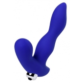 Синий силиконовый вибростимулятор простаты Stroman - 14,5 см. - ToyFa - в Севастополе купить с доставкой