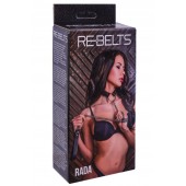 Черный поводок и чокер с кольцом Rada - Rebelts - купить с доставкой в Севастополе