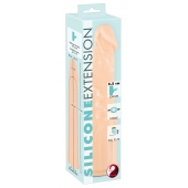 Телесная насадка-удлинитель Silicone Extension - 19 см. - Orion - в Севастополе купить с доставкой