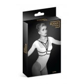 Черная упряжь на грудь Laura - Bijoux Pour Toi - купить с доставкой в Севастополе