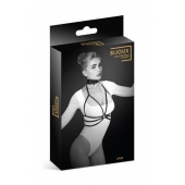 Черная упряжь на грудь Julia - Bijoux Pour Toi - купить с доставкой в Севастополе