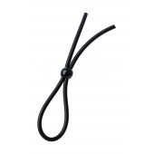 Черное лассо на пенис с одной бусиной - A-toys - в Севастополе купить с доставкой