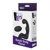 Черный вибромассажер простаты REMOTE BOOTY PLEASER - Dream Toys - в Севастополе купить с доставкой