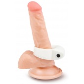 Белое кольцо на член с вибрацией - Brazzers - в Севастополе купить с доставкой