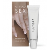 Гель для мастурбации с ароматом кокоса Slow Sex Finger Play Gel - 30 мл. - Bijoux Indiscrets - купить с доставкой в Севастополе