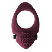 Бордовое эрекционное виброкольцо Pure Passion Midnight - Lola Games - в Севастополе купить с доставкой