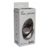 Черное эрекционное виброкольцо Pure Passion Moonshine - Lola Games - в Севастополе купить с доставкой