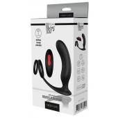 Черный массажер простаты REMOTE P-PLEASER - Dream Toys - в Севастополе купить с доставкой