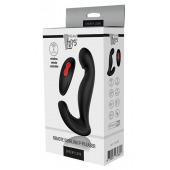 Черный вибромассажер простаты SWIRLING P-PLEASER - Dream Toys - в Севастополе купить с доставкой