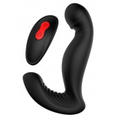 Черный вибромассажер простаты SWIRLING P-PLEASER - Dream Toys - в Севастополе купить с доставкой