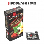Ароматизированные презервативы DOMINO  Ароматный микс  - 6 шт. - Domino - купить с доставкой в Севастополе