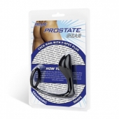 Стимулятор простаты с фиксацией эрекционным кольцом Prostate Gear - BlueLine - в Севастополе купить с доставкой