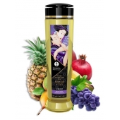 Массажное масло Libido Exotic Fruits с ароматом экзотических фруктов - 240 мл. - Shunga - купить с доставкой в Севастополе