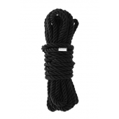 Черная веревка для шибари DELUXE BONDAGE ROPE - 5 м. - Dream Toys - купить с доставкой в Севастополе