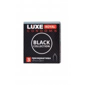 Черные презервативы LUXE Royal Black Collection - 3 шт. - Luxe - купить с доставкой в Севастополе