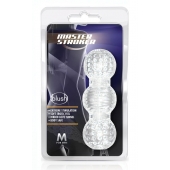 Прозрачный фигурный мастурбатор Master Stroker - Blush Novelties - в Севастополе купить с доставкой