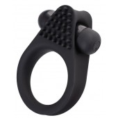 Черное эрекционное виброкольцо Brid с шипиками - A-toys - в Севастополе купить с доставкой