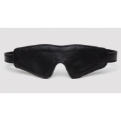 Черная плотная маска на глаза Bound to You Faux Leather Blindfold - Fifty Shades of Grey - купить с доставкой в Севастополе