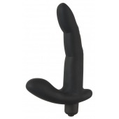 Черный вибромассажер простаты Naughty Finger Prostate Vibe - 13,8 см. - Orion - в Севастополе купить с доставкой