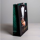 Бумажный пакет «Лучшему!» - 23 х 27 см. - Сима-Ленд - купить с доставкой в Севастополе