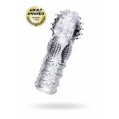 Прозрачная рельефная насадка на палец Hicks - 8,5 см. - A-toys