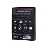 Фиолетовый набор БДСМ «Накажи меня нежно» с карточками - Штучки-дрючки - купить с доставкой в Севастополе