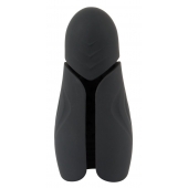 Черный силиконовый вибромастурбатор с нагревом Masturbator with 2 Functions - Orion - в Севастополе купить с доставкой