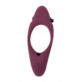 Бордовое эрекционное виброкольцо Stardust - Lola Games - в Севастополе купить с доставкой