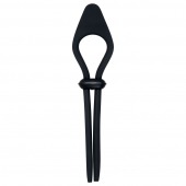 Черное эрекционное лассо с вибропулей Black Tie Affair - Zero Tolerance - в Севастополе купить с доставкой