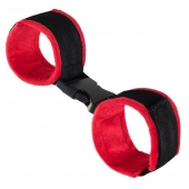 Красно-черные велюровые оковы Anonymo - ToyFa - купить с доставкой в Севастополе