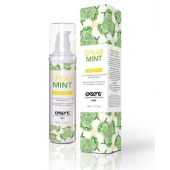 Разогревающее массажное масло Gourmet Spearmint Organic с органическими ингредиентами - 50 мл. - Exsens - купить с доставкой в Севастополе