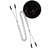 Регулируемые зажимы для сосков Sweet Caress Nipple Chain - Sweet Caress - купить с доставкой в Севастополе