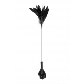 Двусторонний стек-щекоталка Sweet Caress Feather Whip - 58 см. - Sweet Caress - купить с доставкой в Севастополе