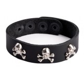 Кожаный браслет  Веселый Роджер - Sitabella купить с доставкой