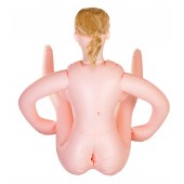 Надувная секс-кукла с реалистичной головой и поднятыми ножками - ToyFa - в Севастополе купить с доставкой