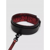 Стильный ошейник с поводком Reversible Faux Leather Collar and Lead - Fifty Shades of Grey - купить с доставкой в Севастополе